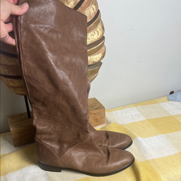 J. Crew Shoes - J. Crew Made in Italy  Brown Leather Combat Boots